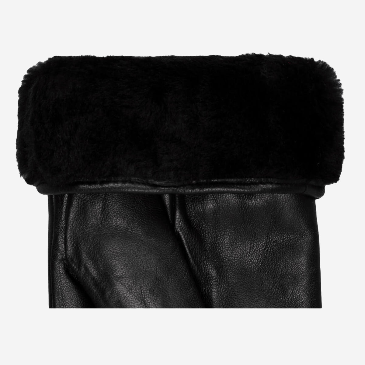 Al Capone – sheepskin leather gloves with luxurious faux fur lining & touchscreen feature - Schwartz & von Halen - US - 3