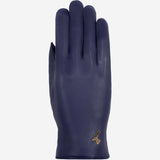 Ivy (blue) – sheepskin leather gloves with wool/cashmere lining & touchscreen feature - Schwartz & von Halen - US - 1
