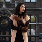 Beauvoire - suede mittens with luxurious sheep fur lining - Schwartz & von Halen - US - 10