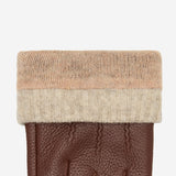 Columbus (brown) – luxurious deerskin (American deerskin) leather gloves with warm wool lining - Schwartz & von Halen - US - 3
