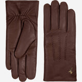 Hunter (brown) – goatskin gloves with lambswool lining & touchscreen feature - Schwartz & von Halen - US - 2