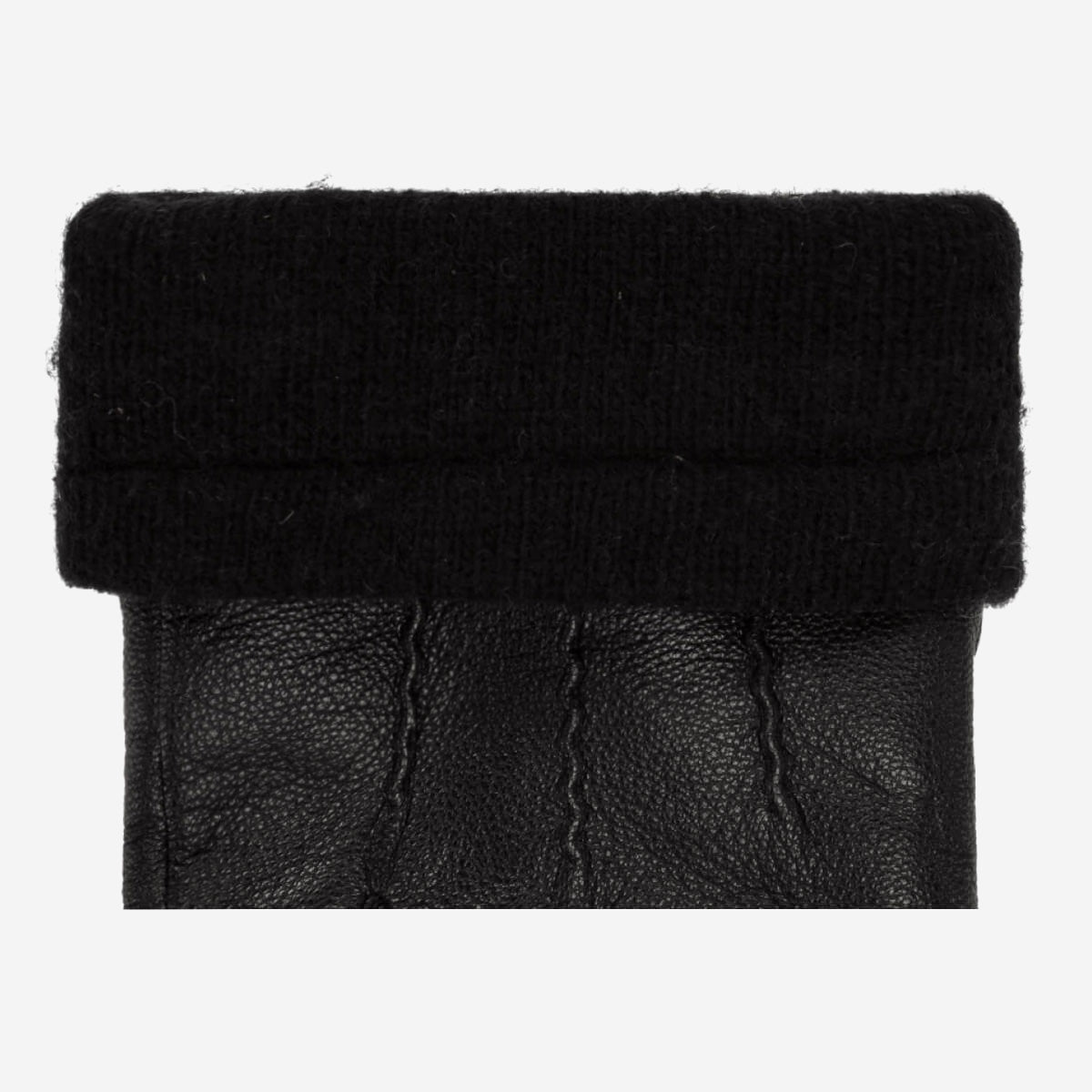 Harvey (black) - goatskin leather gloves with luxurious wool lining & touchscreen feature - Schwartz & von Halen - US - 3
