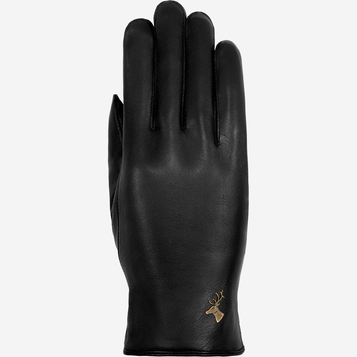 Ivy (black) – sheepskin leather gloves with wool/cashmere lining & touchscreen feature - Schwartz & von Halen - US - 1