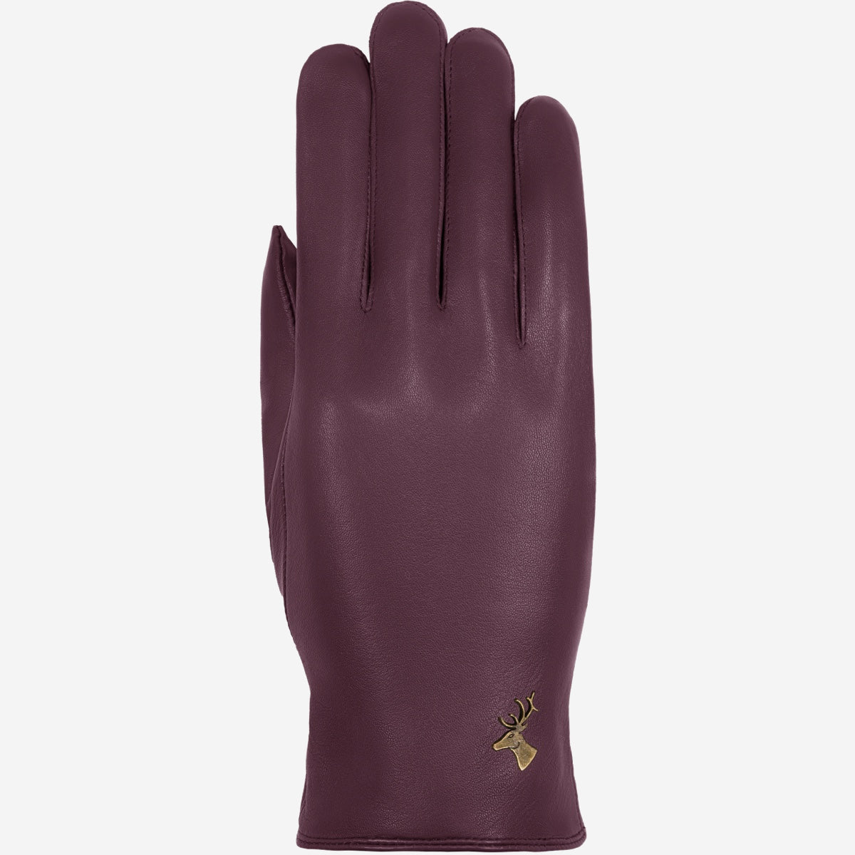 Ivy (purple) - sheepskin leather gloves with wool/cashmere lining & touchscreen feature - Schwartz & von Halen - US - 1