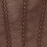 William (brown) - goatskin leather gloves with warm fleece lining and press-stud - Schwartz & von Halen - US - 4