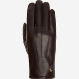 Jake (dark brown) - sheepskin gloves with warm fleece lining & touchscreen feature - Schwartz & von Halen - US - 1
