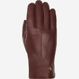 James (brown) - classic sheepskin leather gloves with luxurious cashmere lining & touchscreen feature - Schwartz & von Halen - US - 1