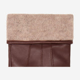 James (brown) - classic sheepskin leather gloves with luxurious cashmere lining & touchscreen feature - Schwartz & von Halen - US - 3