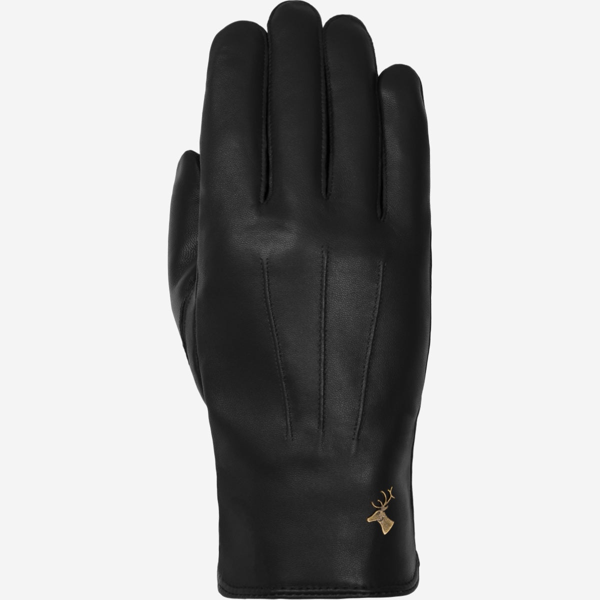 James (black) - classic sheepskin leather gloves with luxurious cashmere lining & touchscreen feature - Schwartz & von Halen - US - 1