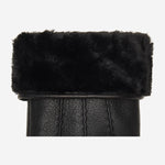 Jaxon (black) - goatskin leather gloves with luxurious faux fur lining & touchscreen feature  - Schwartz & von Halen - US - 3