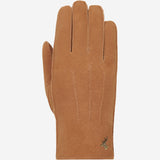 Josie (camel) - suede goatskin leather gloves with luxurious sheep fur lining - Schwartz & von Halen - US - 1