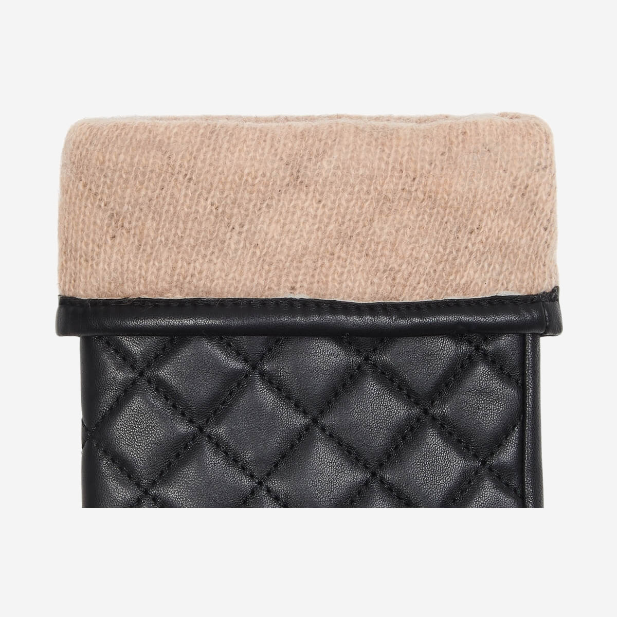 Kira (black) - sheepskin leather gloves with wool/cashmere lining & touchscreen feature - Schwartz & von Halen - US - 3