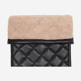 Kira (black) - sheepskin leather gloves with wool/cashmere lining & touchscreen feature - Schwartz & von Halen - US - 3