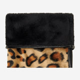 Leopard - sheepskin leather gloves with warm fleece lining & touchscreen feature - Schwartz & von Halen - US - 3