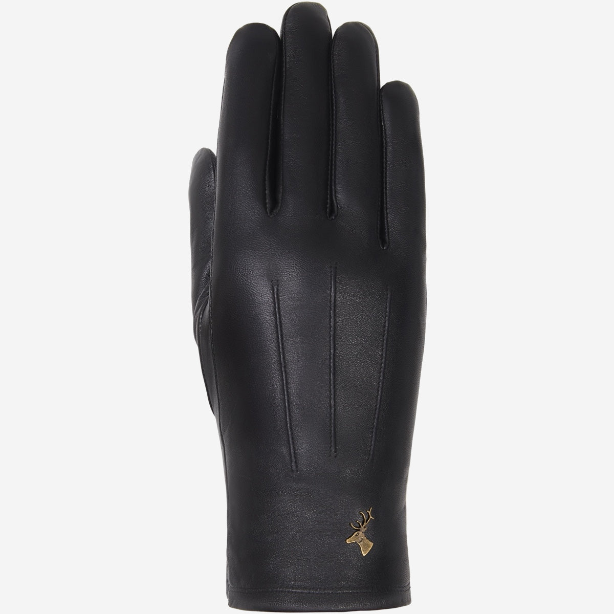 Lily (black) - sheepskin leather gloves with warm fleece lining & touchscreen feature - Schwartz & von Halen - US - 1