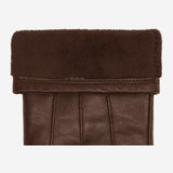 Lily (dark brown) - sheepskin leather gloves with warm fleece lining & touchscreen feature - Schwartz & von Halen - US - 3