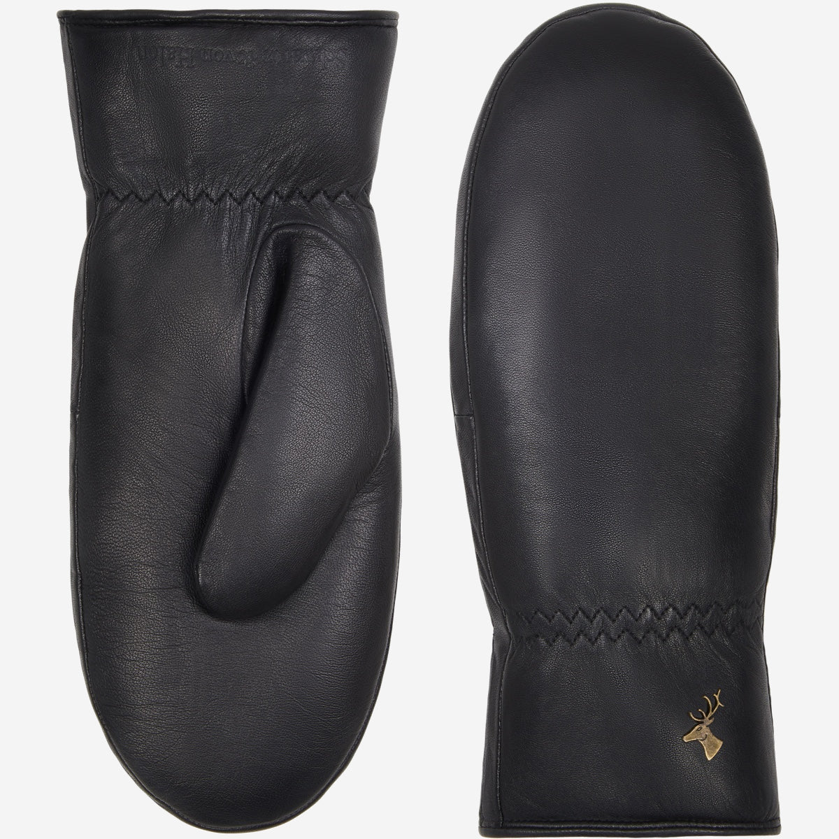 Mia – stylish leather mittens with luxurious lambswool lining & touchscreen feature - Schwartz & von Halen - US - 2
