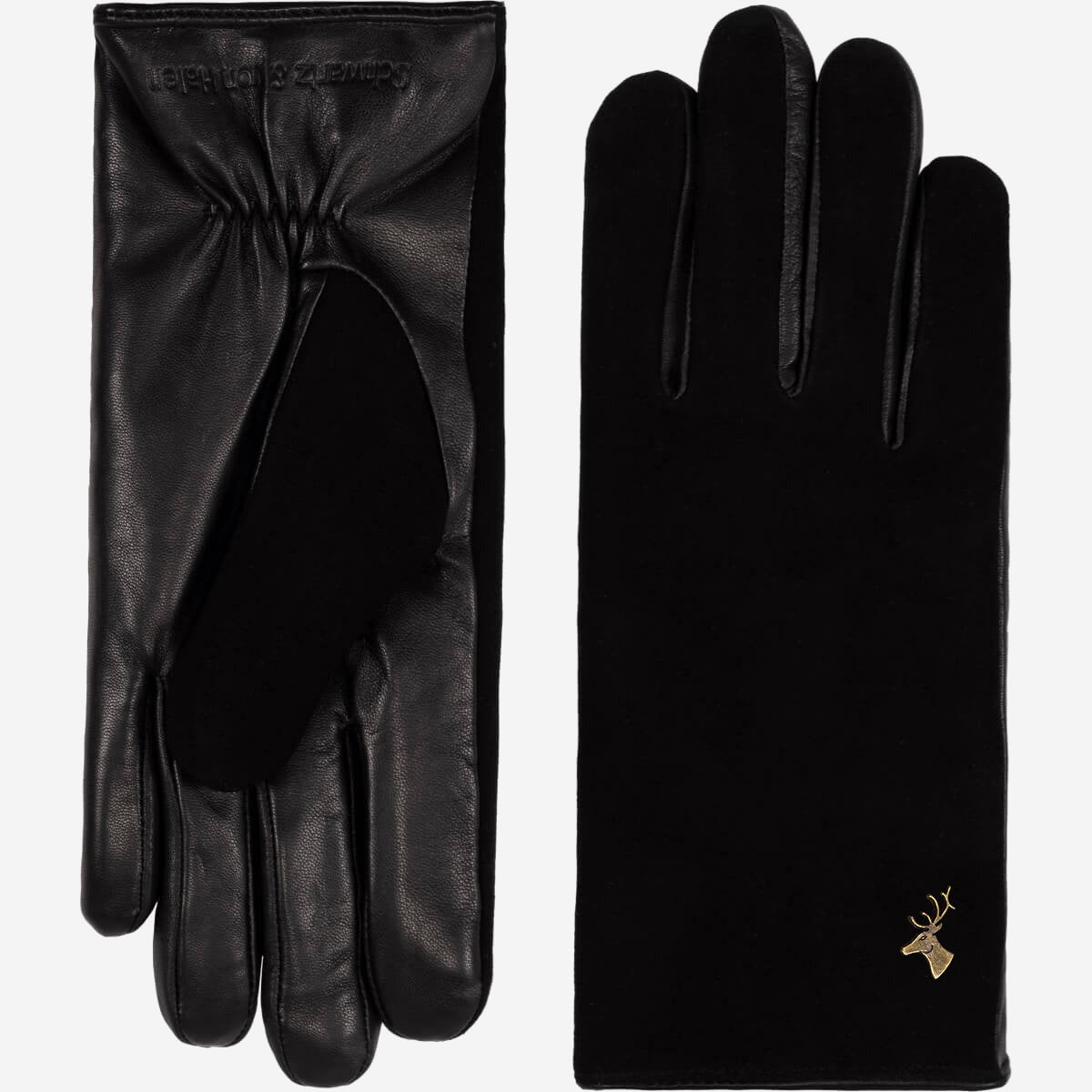 Nora - sheepskin leather gloves with faux fur lining & touchscreen feature - Schwartz & von Halen - US - 2
