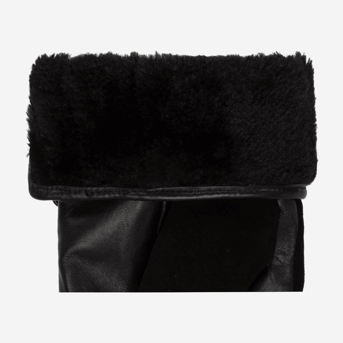 Nora - sheepskin leather gloves with faux fur lining & touchscreen feature - Schwartz & von Halen - US - 3