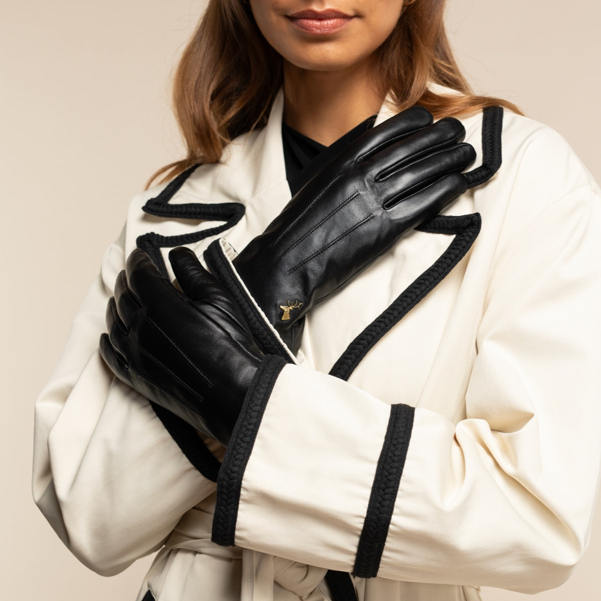 Olivia – sheepskin gloves with luxurious faux fur lining & touchscreen feature - Schwartz & von Halen - US - 7
