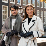 Olivia – sheepskin gloves with luxurious faux fur lining & touchscreen feature - Schwartz & von Halen - US - 8