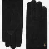 Rex (black) - suede goatskin leather gloves with luxurious wool/cashmere lining - Schwartz & von Halen - US - 2