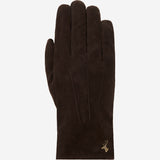 Rex (brown) - suede goatskin leather gloves with luxurious wool/cashmere lining - Schwartz & von Halen - US - 1