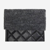Smith (black) - sheepskin leather gloves with snaps & touchscreen feature - Schwartz & von Halen - US - 3