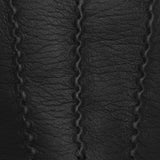 Thick Black Leather Gloves Men William - Schwartz & von Halen® UK - Premium Leather Gloves - 4