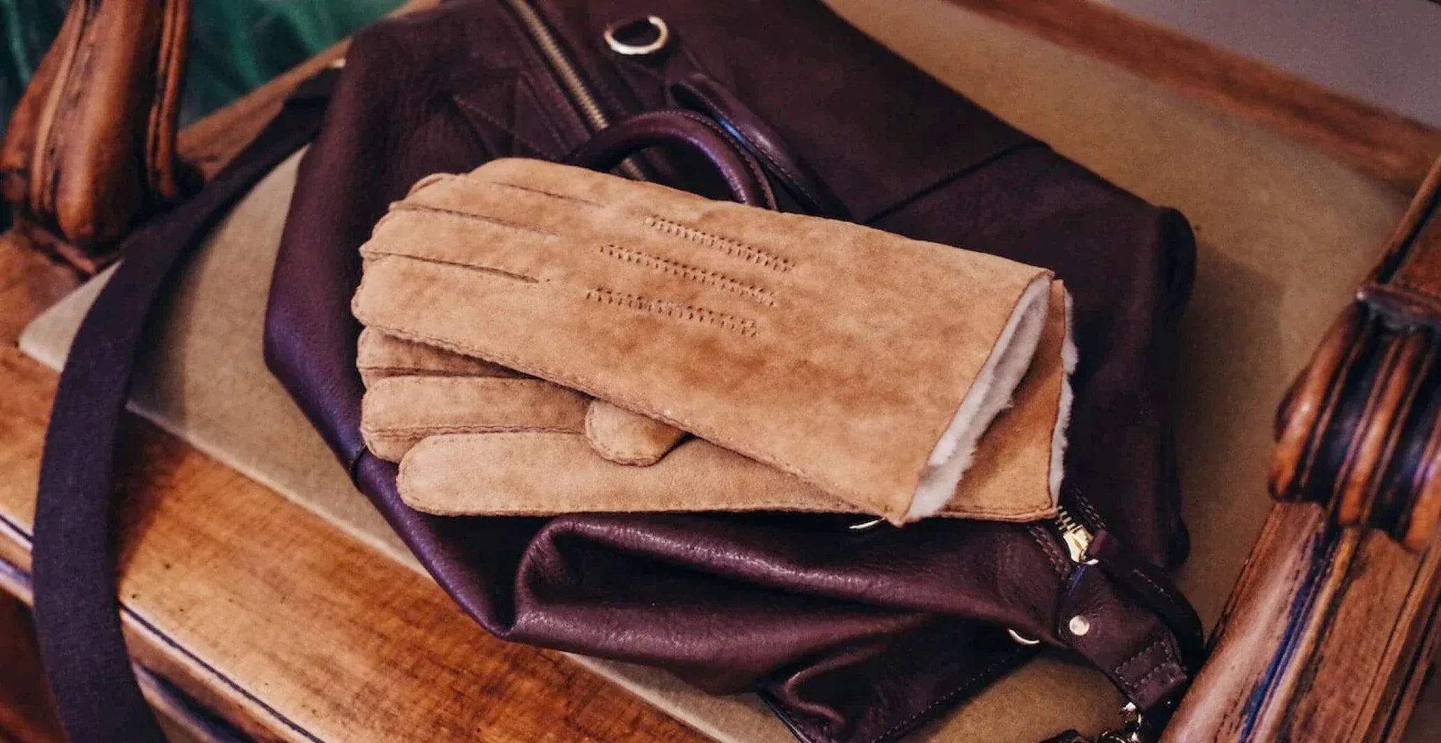 Suede Leather Gloves