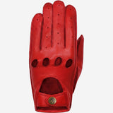 Alexis (red) – Classic women's lambskin driving gloves with touchscreen feature