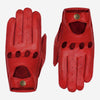 Alexis (red) – Classic women's lambskin driving gloves with touchscreen feature