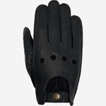 Austin (black) – luxurious driving gloves made of American deerskin leather - Schwartz & von Halen - EU - 1
