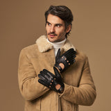 Austin (black) – luxurious driving gloves made of American deerskin leather - Schwartz & von Halen - EU - 3