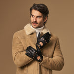 Austin (black) – luxurious driving gloves made of American deerskin leather - Schwartz & von Halen - US - 3