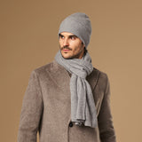 Mischa (grey) - premium beanie made of soft Merino wool (unisex) - Schwartz & von Halen - EU - 5