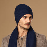 Mischa (navy blue) - premium beanie made of soft Merino wool (unisex)  - Schwartz & von Halen - EU - 5