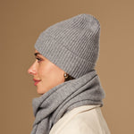Mischa (grey) - premium beanie made of soft Merino wool (unisex) - Schwartz & von Halen - EU - 6