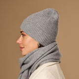 Mischa (grey) - premium beanie made of soft Merino wool (unisex) - Schwartz & von Halen - EU - 6
