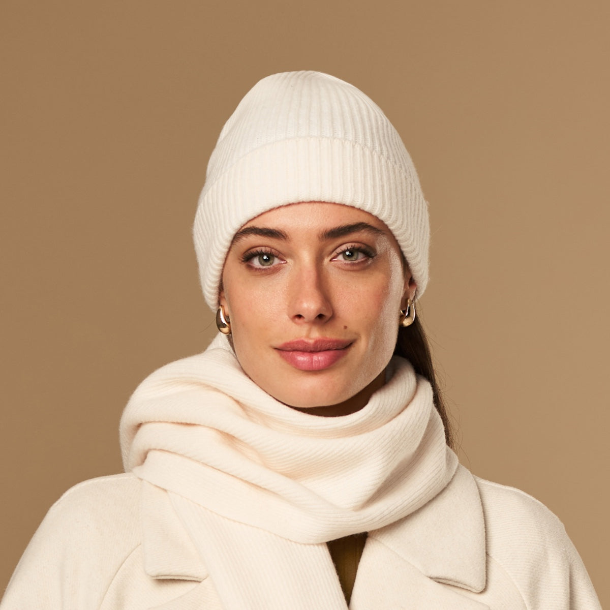 Mischa (cream) - premium beanie made of soft Merino wool (unisex) - Schwartz & von Halen - EU - 7