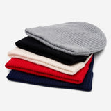 Mischa (grey) - Premium beanie made of soft Merino wool (unisex)