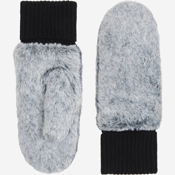 Camila – fluffy mittens with faux lamb fur lining and adjustable cuff - Schwartz & von Halen - US - 2