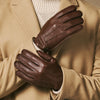 Charles (brown) – Luxurious American deerskin leather gloves with warm cashmere lining- Schwartz & von Halen - US - 4