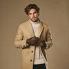 Charles (brown) – Luxurious American deerskin leather gloves with warm cashmere lining- Schwartz & von Halen - US - 8