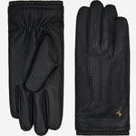 Columbus (black) – luxurious deerskin (American deerskin) leather gloves with warm wool lining - Schwartz & von Halen - US - 3