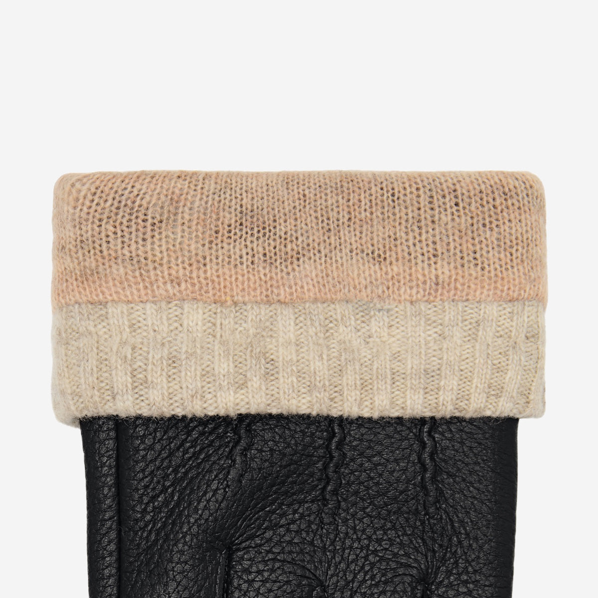 Columbus (black) – luxurious deerskin (American deerskin) leather gloves with warm wool lining - Schwartz & von Halen - US - 4