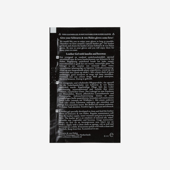 Free Cotton Pouch and Leather Gel -  - Schwartz & von Halen - US - 5
