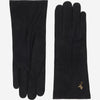 Elizabeth (black) - suede leather gloves with warm faux fur lining - Schwartz & von Halen - US - 3