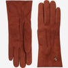 Elizabeth (brown) - suede leather gloves with warm faux fur lining - Schwartz & von Halen - US - 3