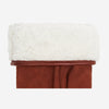 Elizabeth (brown) - suede leather gloves with warm faux fur lining - Schwartz & von Halen - US - 4